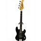 Used Silvertone SSLB 11-BK Black Electric Bass Guitar thumbnail
