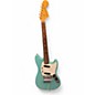 Used 2000s Fender 1966 Reissue Mustang Sonic Blue Solid Body Electric Guitar thumbnail