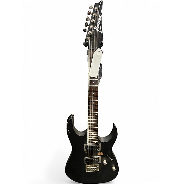 Used Ibanez RG321 RG Series Flat Black Solid Body Electric Guitar