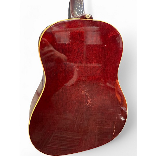 Vintage 1967 Gibson J-45 Cherry Sunburst Acoustic Electric Guitar