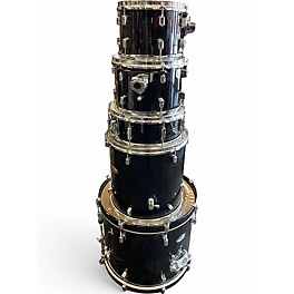 Used Pearl 5 Piece Decade Maple Black Drum Kit