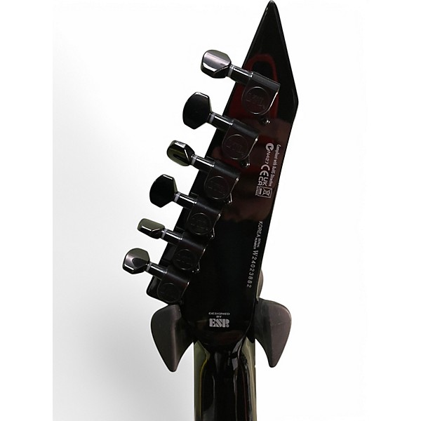 Used ESP LTD KH602 Kirk Hammett Signature Black Solid Body Electric Guitar