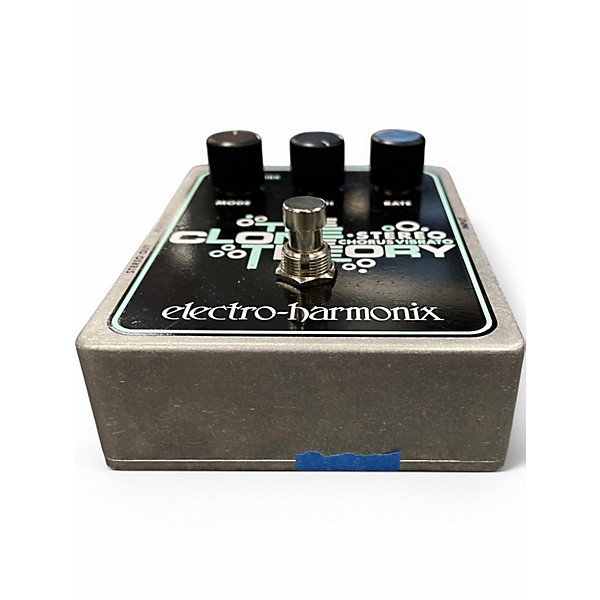 Used Electro-Harmonix Clone Theory Stereo Chorus Vibrato Effect Pedal