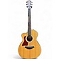 Used Taylor 114CE Left Handed Natural Acoustic Electric Guitar thumbnail