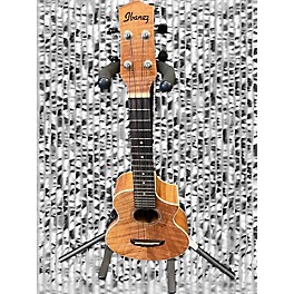 Used Ibanez UEW15E OPN African Mahogany Ukulele