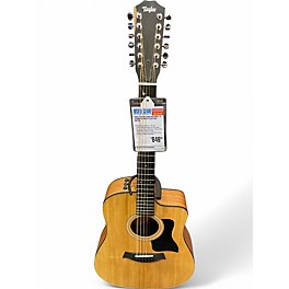 Used Taylor 150CE Natural 12 String Acoustic Electric Guitar