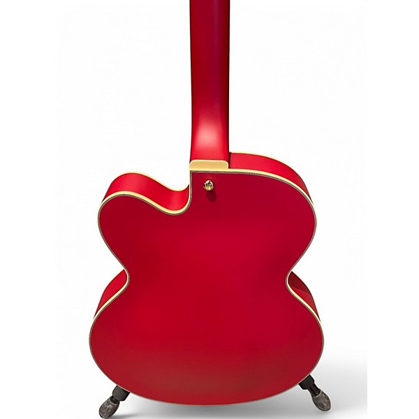 Used D'Angelico DLX ELX-1 Fiesta Red Hollow Body Electric Guitar