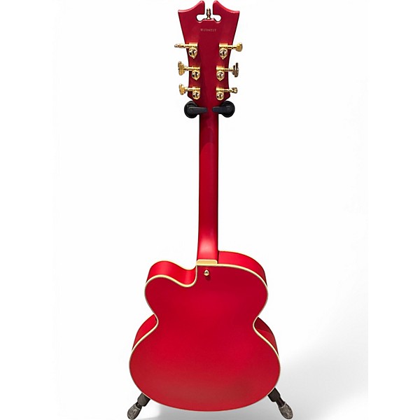 Used D'Angelico DLX ELX-1 Fiesta Red Hollow Body Electric Guitar