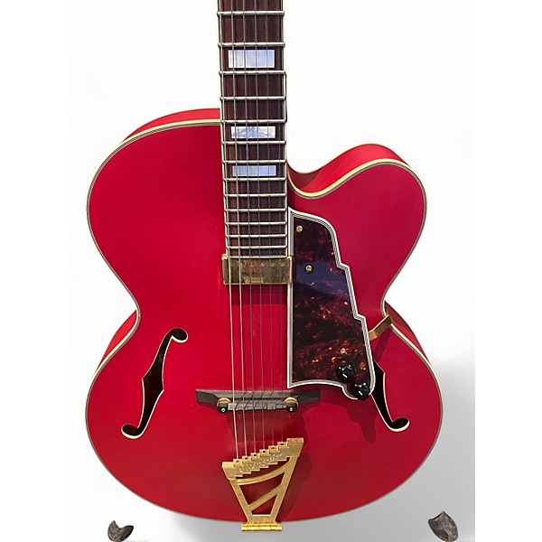 Used D'Angelico DLX ELX-1 Fiesta Red Hollow Body Electric Guitar