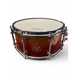 Used Pi Drum Co. 6.5X14 Stave Snare 14 x 6.5 Tequila Sunrise Drum