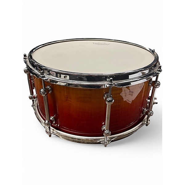 Used Pi Drum Co. 6.5X14 Stave Snare 14 x 6.5 Tequila Sunrise Drum
