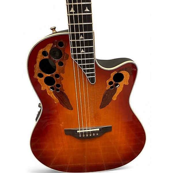Used Ovation 1778LX ELITE 2 Tone Sunburst Acoustic Electric Guitar