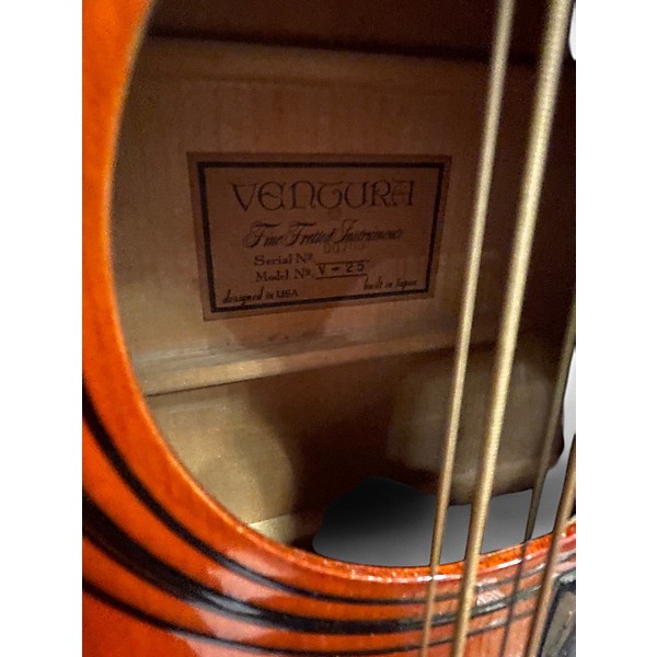 Used Ventura V25 SUNBURST 12 String Acoustic Guitar