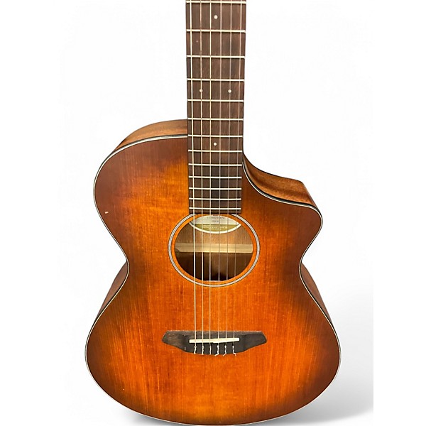 Used Breedlove Discovery Concert Cutaway sunburst Acoustic Electric Guitar