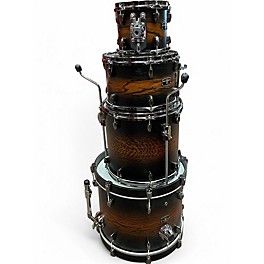 Used Yamaha 4 Piece Live Custom UZU EARTH SUNBURST Drum Kit