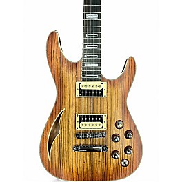 Used Schecter Guitar Research C1EA ZEBRA Hollow Body Electric Guitar