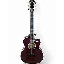 Used 2011 Taylor 614CE Trans Purple Acoustic Electric Guitar