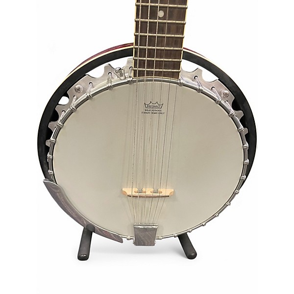 Used Dean BW6 Backwoods Natural Banjo