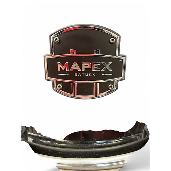 Used Mapex 4 Piece Saturn Fusion 4-Piece Shell Pack With 20" Bass Drum scarlet fade Drum Kit