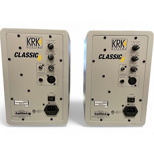 Used KRK CLASSIC 5 PAIR Powered Monitor