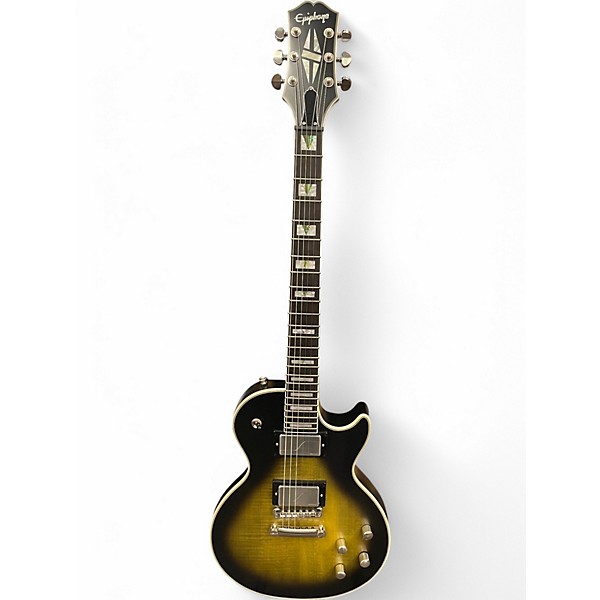 Used Epiphone Les Paul Prophecy Custom EX Olive Green Solid Body Electric Guitar