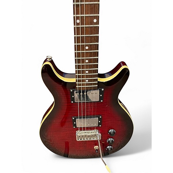 Used Hamer SATFW-DCB Dark Cherry Solid Body Electric Guitar
