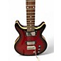 Used Hamer SATFW-DCB Dark Cherry Solid Body Electric Guitar thumbnail