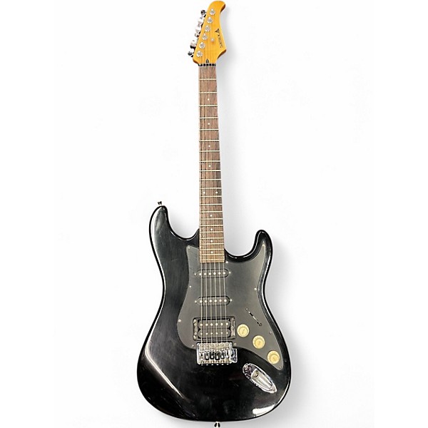 Used Samick SIngle Single Humbucker Electric guitar black Solid Body Electric Guitar