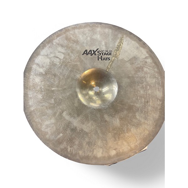 Used SABIAN 14in AAX Stage Hi Hat Pair Cymbal