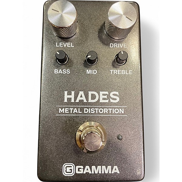 Used GAMMA HADES Metal Distortion Pedal Effect Pedal