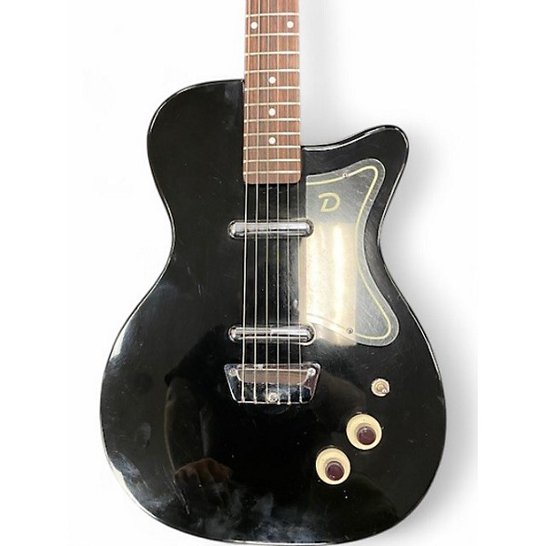 Used Danelectro 56 SINGLECUT Black Solid Body Electric Guitar