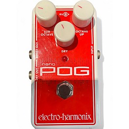 Used Electro-Harmonix Nano POG Polyphonic Octave Generator Effect Pedal