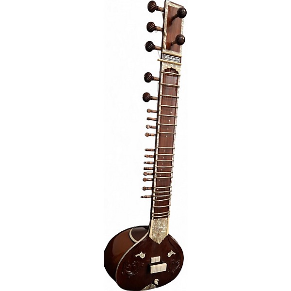 Used Sursargam SITAR Worn Brown