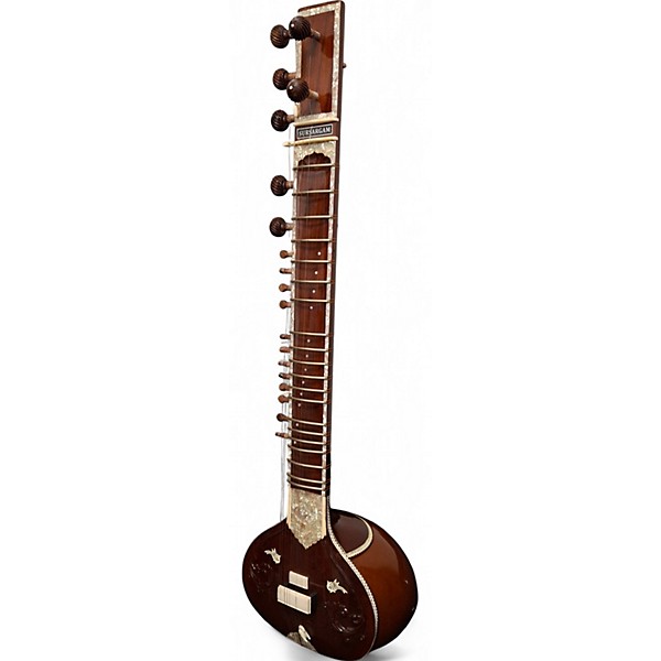 Used Sursargam SITAR Worn Brown