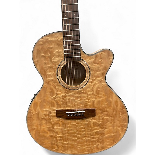 Used Mitchell MX400 Natural Acoustic Electric Guitar