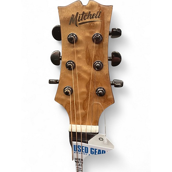 Used Mitchell MX400 Natural Acoustic Electric Guitar