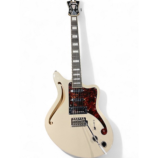 Used D'Angelico Premier Bedford SH (Semi-Hollow Champagne Hollow Body Electric Guitar