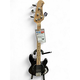 Used Sterling by Music Man Stingray Black Electric Bass Guitar