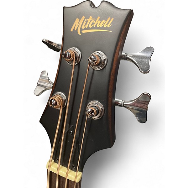 Used Mitchell T239BCE Brown Acoustic Bass Guitar