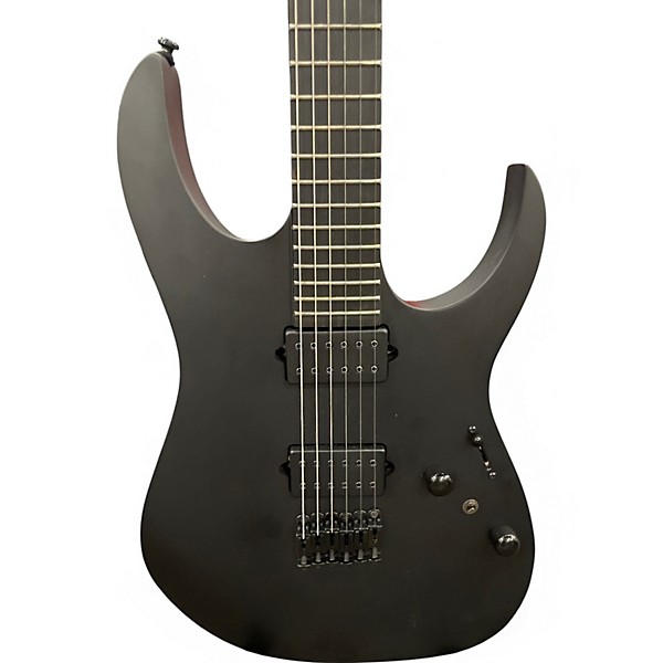 Used Ibanez RGRTB621 Flat Black Baritone Guitars