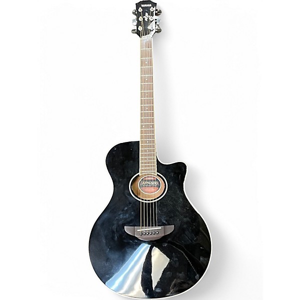 Used Yamaha APX600 Black Acoustic Electric Guitar