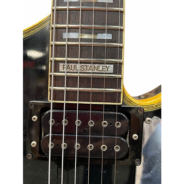 Vintage 1978 Ibanez Iceman Paul Stanley Signature Black Solid Body Electric Guitar