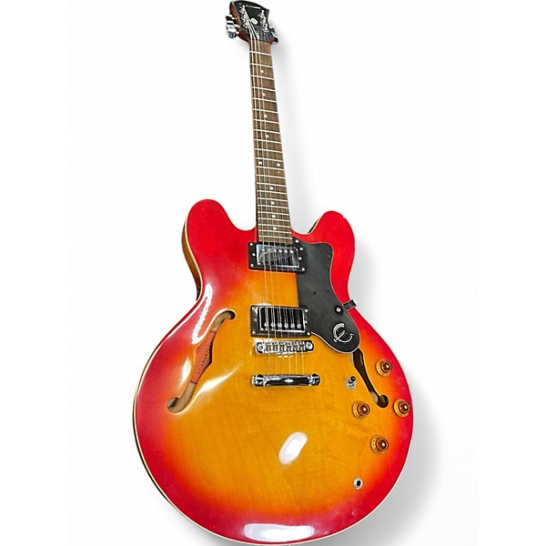 Used Epiphone Dot Cherry Sunburst Hollow Body Electric Guitar,New Products : American Fashion Style Bags On Sale