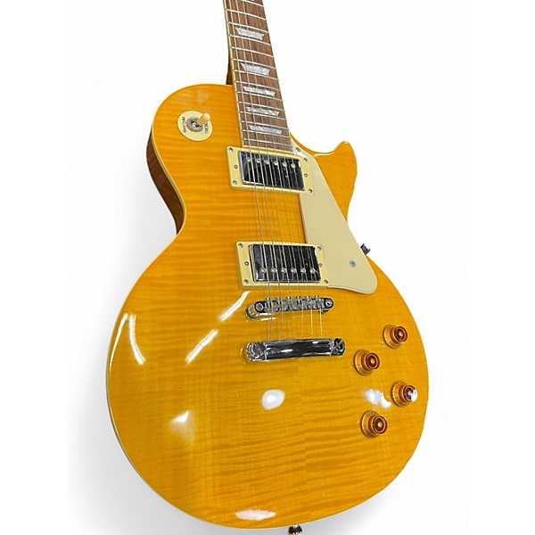 Used Epiphone Les Paul Standard Lemonburst Solid Body Electric Guitar