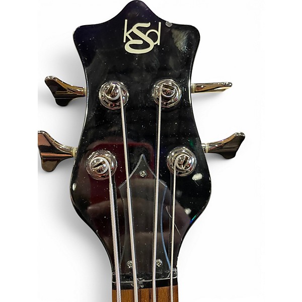 Used Ken Smith Design Burner Trans Charcoal Electric Bass Guitar