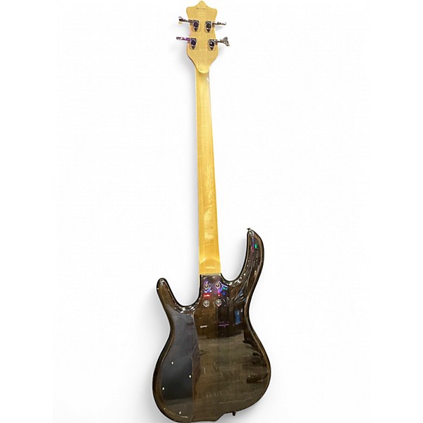 Used Ken Smith Design Burner Trans Charcoal Electric Bass Guitar