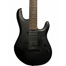 Used Sterling by Music Man John Petrucci JP157 7 String Black Solid Body Electric Guitar