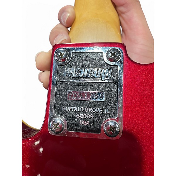 Used Washburn SBT-21 Candy Apple Red Metallic Solid Body Electric Guitar