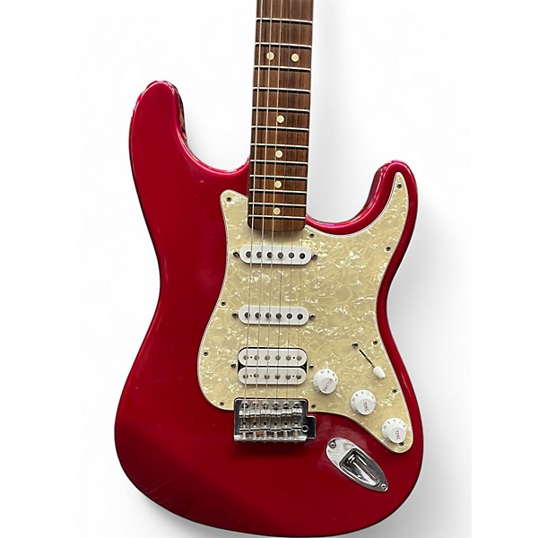Used Fender Standard Stratocaster HSS Torino Red Solid Body Electric Guitar