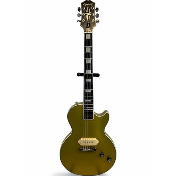 Used Epiphone JARED JAMES NIHCOLS OLD GLORY  Gold Solid Body Electric Guitar
